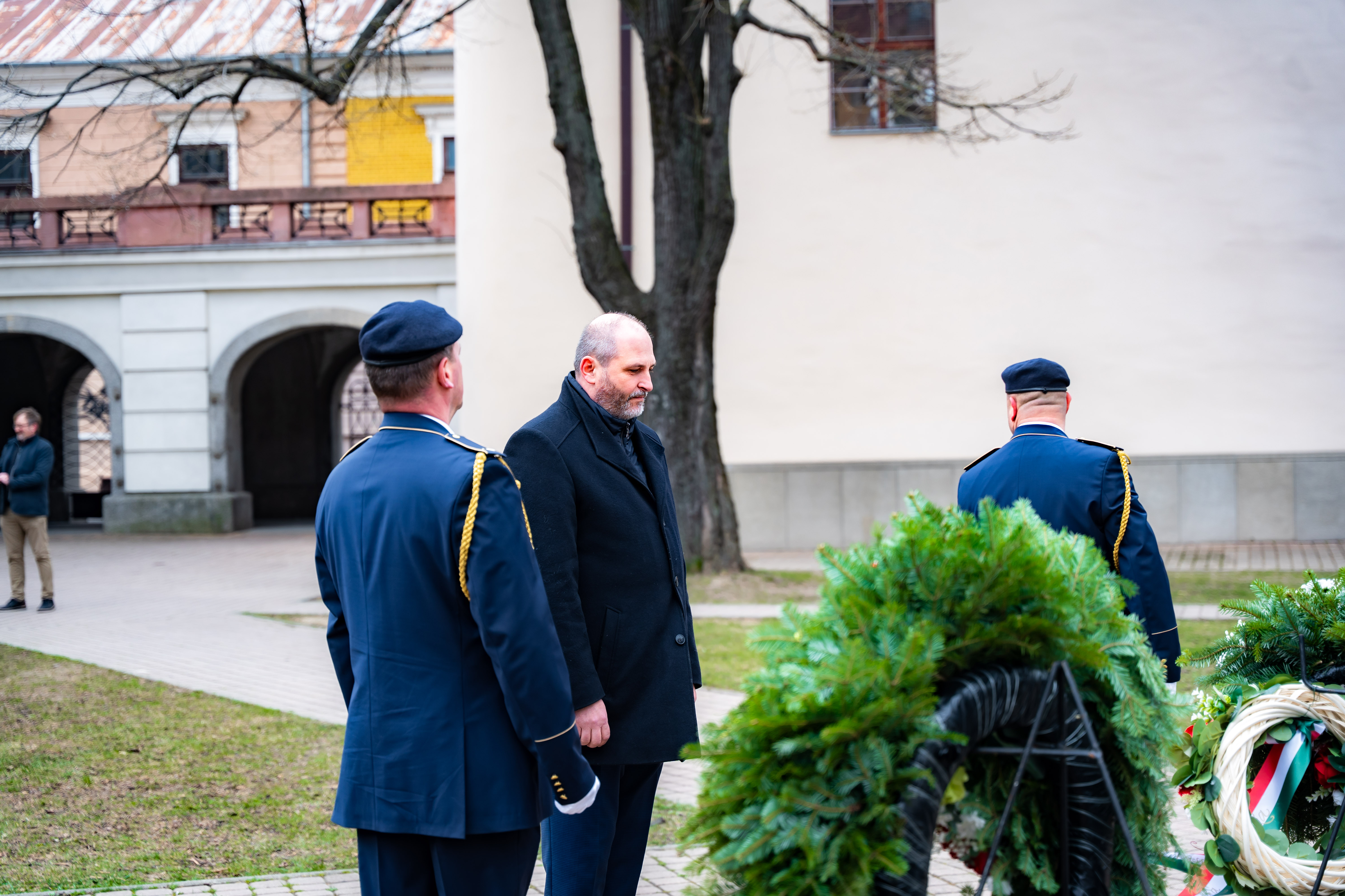 Slavnostne kladenie vencov pri soche Frantiska III. Rakocziho-1-12